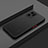 Custodia Silicone Trasparente Laterale Cover per Oppo Find X5 Pro 5G Nero