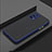 Custodia Silicone Trasparente Laterale Cover per Oppo K9 5G Blu