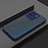 Custodia Silicone Trasparente Laterale Cover per Vivo iQOO Neo6 SE 5G Blu