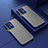 Custodia Silicone Trasparente Laterale Cover per Vivo V23 Pro 5G Blu