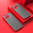 Custodia Silicone Trasparente Laterale Cover per Xiaomi Civi 3 5G Rosso