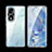 Custodia Silicone Trasparente Laterale Cover W01L per Huawei Honor 80 Pro 5G