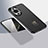 Custodia Silicone Trasparente Laterale Cover W01L per Huawei Nova 11 Nero