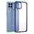 Custodia Silicone Trasparente Laterale Cover WL1 per Samsung Galaxy M33 5G Blu
