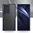 Custodia Silicone Trasparente Laterale Cover WL1 per Samsung Galaxy S23 Ultra 5G Blu