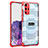 Custodia Silicone Trasparente Laterale Cover WL2 per Samsung Galaxy S20 Plus Rosso