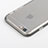 Custodia Silicone Trasparente Laterale per Apple iPhone 6S Plus Grigio