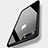 Custodia Silicone Trasparente Laterale per Apple iPhone 8 Plus Nero