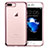 Custodia Silicone Trasparente Laterale T01 per Apple iPhone 8 Plus Rosa