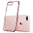 Custodia Silicone Trasparente Laterale T01 per Apple iPhone 8 Plus Rosa