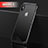 Custodia Silicone Trasparente Specchio Laterale 360 Gradi T05 per Apple iPhone X Nero