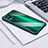 Custodia Silicone Trasparente Specchio Laterale Cover H01 per Huawei Nova 7i Verde