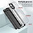 Custodia Silicone Trasparente Specchio Laterale Cover H01P per Motorola Moto G53j 5G