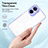 Custodia Silicone Trasparente Specchio Laterale Cover H01P per Realme 10 4G