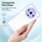 Custodia Silicone Trasparente Specchio Laterale Cover H01P per Realme 11 Pro 5G