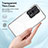 Custodia Silicone Trasparente Specchio Laterale Cover H01P per Xiaomi Redmi K60 Pro 5G