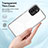 Custodia Silicone Trasparente Specchio Laterale Cover H01P per Xiaomi Redmi Note 10 4G