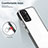Custodia Silicone Trasparente Specchio Laterale Cover H01P per Xiaomi Redmi Note 10 4G