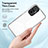 Custodia Silicone Trasparente Specchio Laterale Cover H01P per Xiaomi Redmi Note 10 Pro 4G