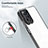 Custodia Silicone Trasparente Specchio Laterale Cover H01P per Xiaomi Redmi Note 11 4G (2022)