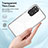 Custodia Silicone Trasparente Specchio Laterale Cover H01P per Xiaomi Redmi Note 11 4G (2022)