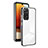 Custodia Silicone Trasparente Specchio Laterale Cover H01P per Xiaomi Redmi Note 11 4G (2022) Nero