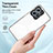 Custodia Silicone Trasparente Specchio Laterale Cover H01P per Xiaomi Redmi Note 12 4G