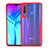 Custodia Silicone Trasparente Specchio Laterale Cover H02 per Huawei P Smart+ Plus (2019) Rosso