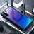 Custodia Silicone Trasparente Specchio Laterale Cover M01 per Samsung Galaxy Note 10 5G Blu