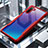 Custodia Silicone Trasparente Specchio Laterale Cover M01 per Samsung Galaxy Note 10 5G Rosso