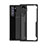 Custodia Silicone Trasparente Specchio Laterale Cover M03 per Samsung Galaxy Note 10 Plus 5G Nero