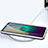 Custodia Silicone Trasparente Specchio Laterale Cover MQ1 per Samsung Galaxy A02
