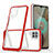 Custodia Silicone Trasparente Specchio Laterale Cover MQ1 per Samsung Galaxy A12