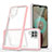 Custodia Silicone Trasparente Specchio Laterale Cover MQ1 per Samsung Galaxy A12 5G