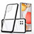 Custodia Silicone Trasparente Specchio Laterale Cover MQ1 per Samsung Galaxy A42 5G