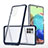 Custodia Silicone Trasparente Specchio Laterale Cover MQ1 per Samsung Galaxy A71 4G A715