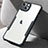 Custodia Silicone Trasparente Specchio Laterale Cover per Apple iPhone 15