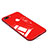 Custodia Silicone Trasparente Specchio Laterale Cover per Apple iPhone 7 Plus Rosso