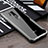 Custodia Silicone Trasparente Specchio Laterale Cover per LG G7 Grigio