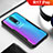 Custodia Silicone Trasparente Specchio Laterale Cover per Oppo R17 Pro Nero