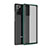 Custodia Silicone Trasparente Specchio Laterale Cover per Samsung Galaxy Note 20 Ultra 5G Verde