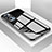 Custodia Silicone Trasparente Specchio Laterale Cover per Xiaomi Mi 11i 5G