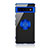 Custodia Silicone Trasparente Ultra Slim Cover Morbida con Magnetico Anello Supporto AN1 per Google Pixel 7a 5G