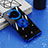 Custodia Silicone Trasparente Ultra Slim Cover Morbida con Magnetico Anello Supporto AN1 per Sharp Aquos R7 Blu