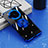 Custodia Silicone Trasparente Ultra Slim Cover Morbida con Magnetico Anello Supporto AN1 per Sharp Aquos R7s Blu