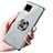 Custodia Silicone Trasparente Ultra Slim Cover Morbida con Magnetico Anello Supporto AN1 per Sharp Aquos Sense6