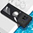 Custodia Silicone Trasparente Ultra Slim Cover Morbida con Magnetico Anello Supporto BH1 per Vivo X80 5G