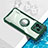 Custodia Silicone Trasparente Ultra Slim Cover Morbida con Magnetico Anello Supporto BH1 per Xiaomi Mi 13 5G Verde