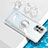 Custodia Silicone Trasparente Ultra Slim Cover Morbida con Magnetico Anello Supporto BH1 per Xiaomi Poco X3 GT 5G