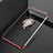 Custodia Silicone Trasparente Ultra Slim Cover Morbida con Magnetico Anello Supporto C02 per Huawei Mate 20 X 5G Oro Rosa